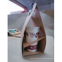 Caja de comida de papel para llevar ecológica Caja de comida para llevar de café de calidad alimentaria